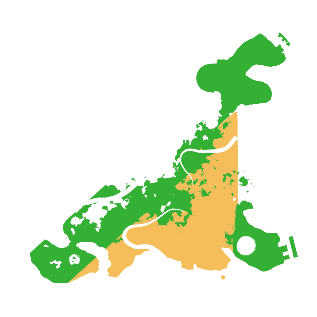 Biome Rust Map: Procedural Map, Size: 3000, Seed: 1371567777