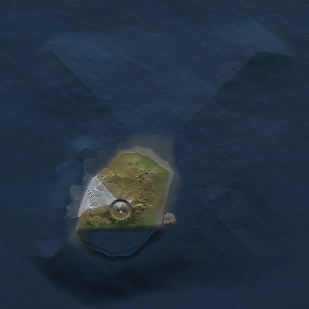 Rust Map: Procedural Map, Size: 1000, Seed: 459799634, 1 Monuments