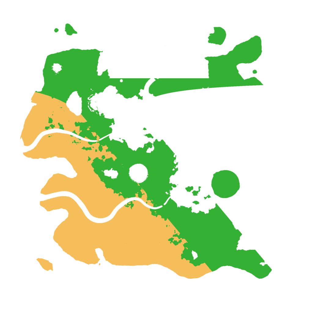 Biome Rust Map: Procedural Map, Size: 3000, Seed: 1331486493