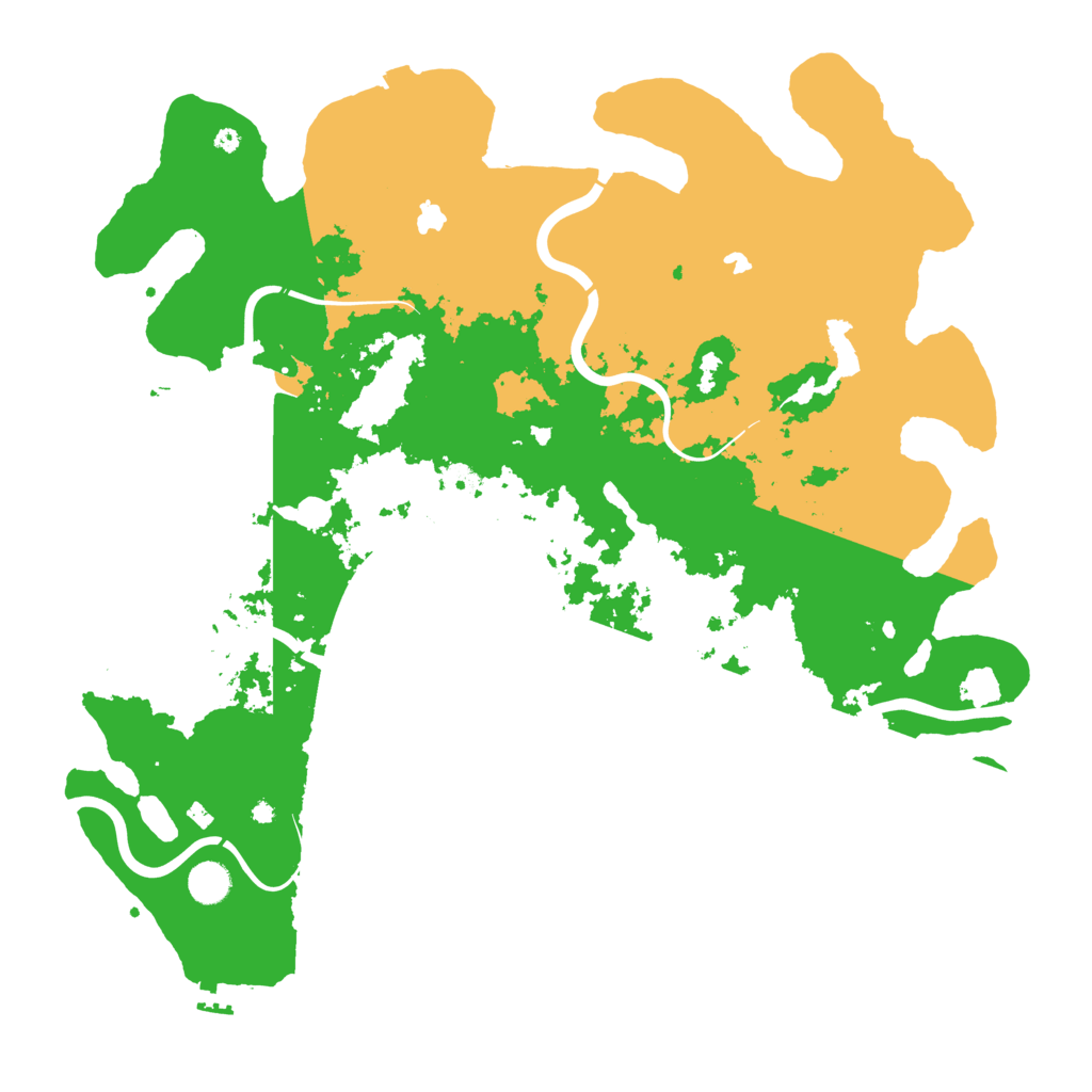 Biome Rust Map: Procedural Map, Size: 4500, Seed: 19031974
