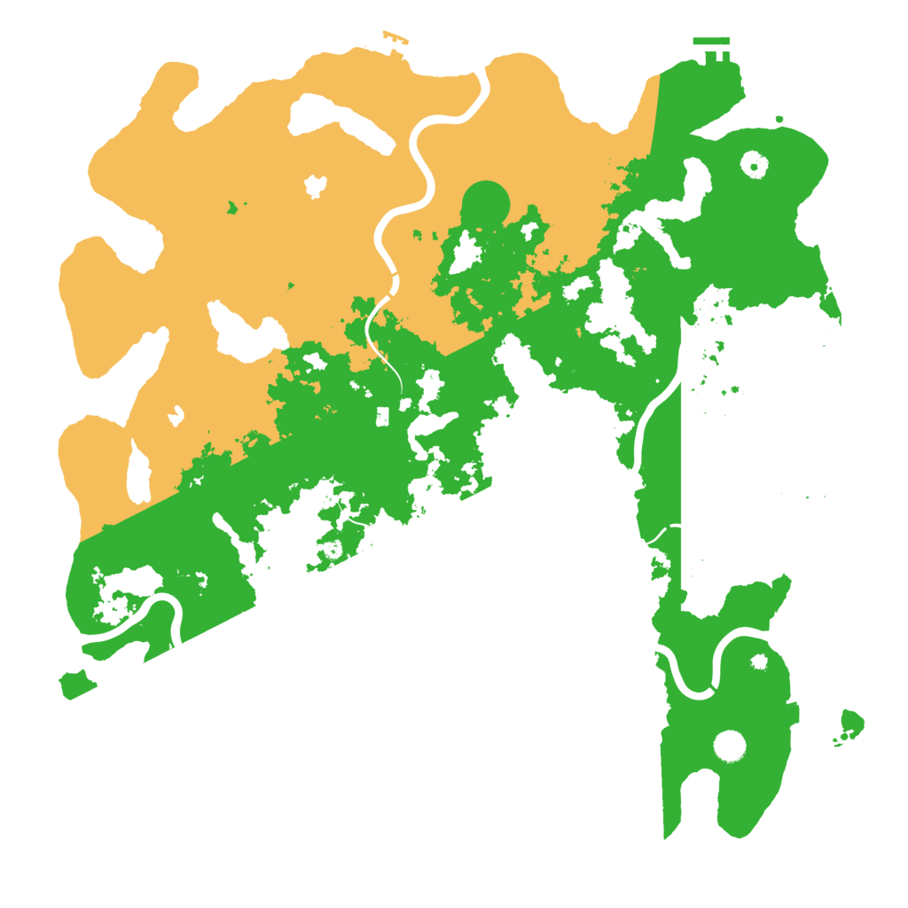 Biome Rust Map: Procedural Map, Size: 5000, Seed: 86753