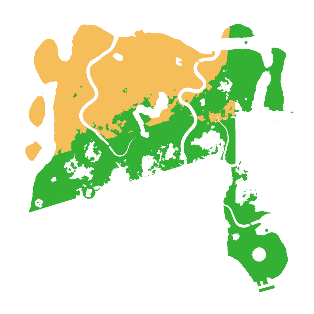 Biome Rust Map: Procedural Map, Size: 4000, Seed: 2654689