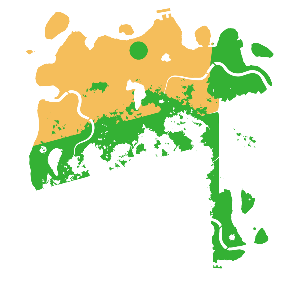 Biome Rust Map: Procedural Map, Size: 4250, Seed: 464341