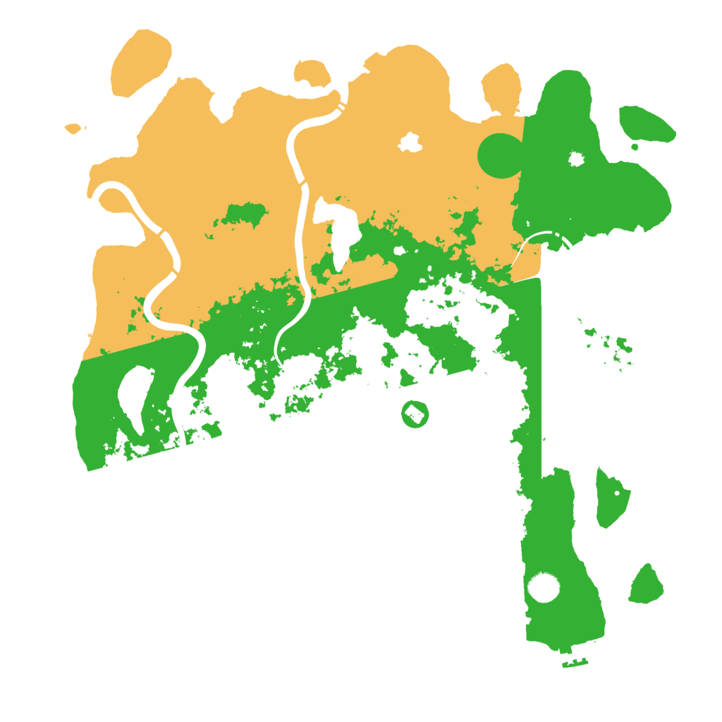 Biome Rust Map: Procedural Map, Size: 4250, Seed: 464341