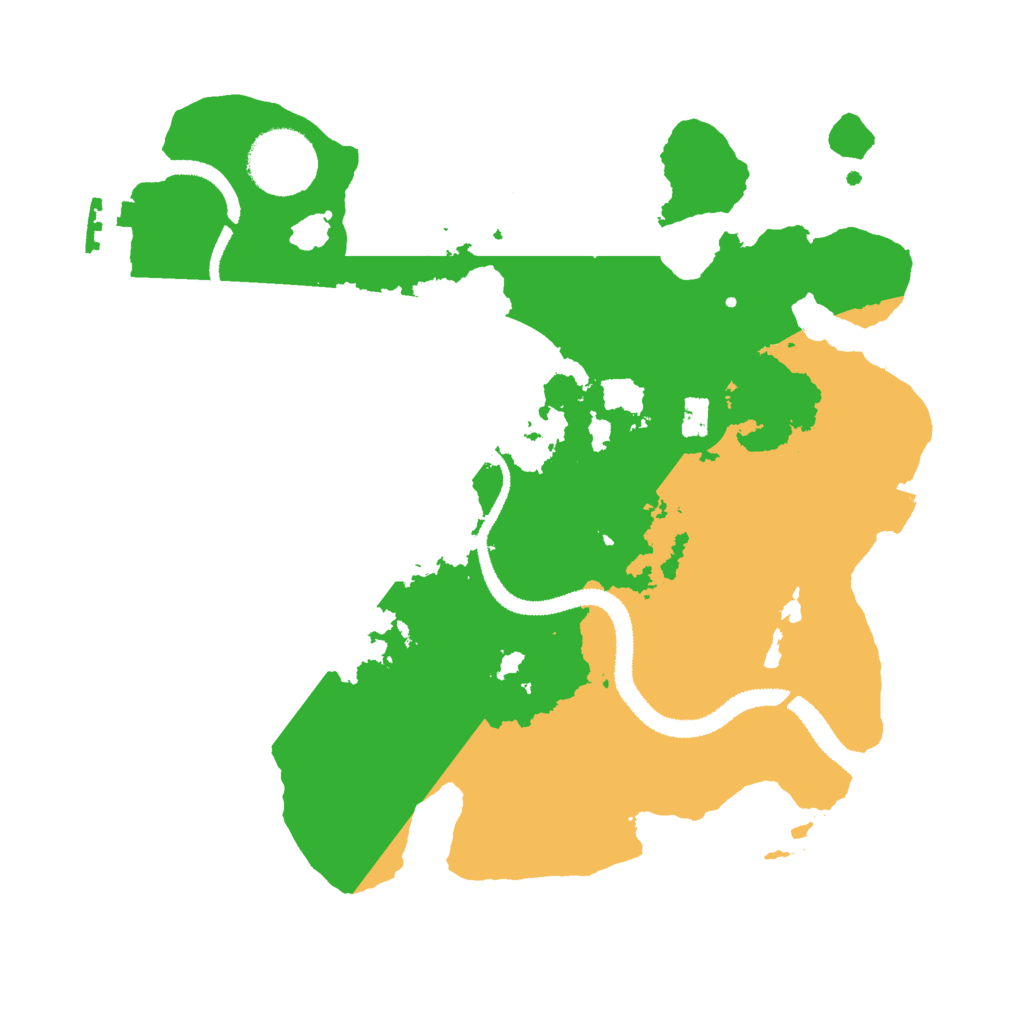 Biome Rust Map: Procedural Map, Size: 2800, Seed: 48394