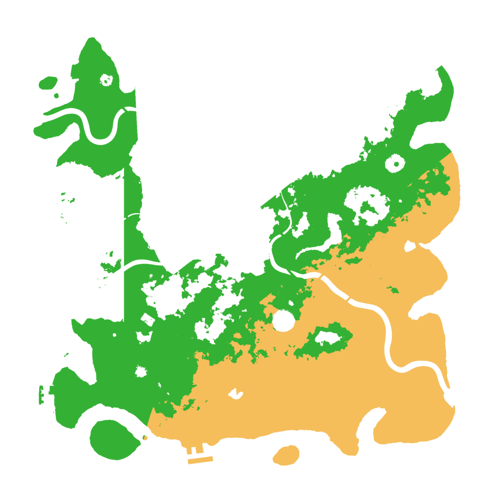 Biome Rust Map: Procedural Map, Size: 4000, Seed: 1023664768