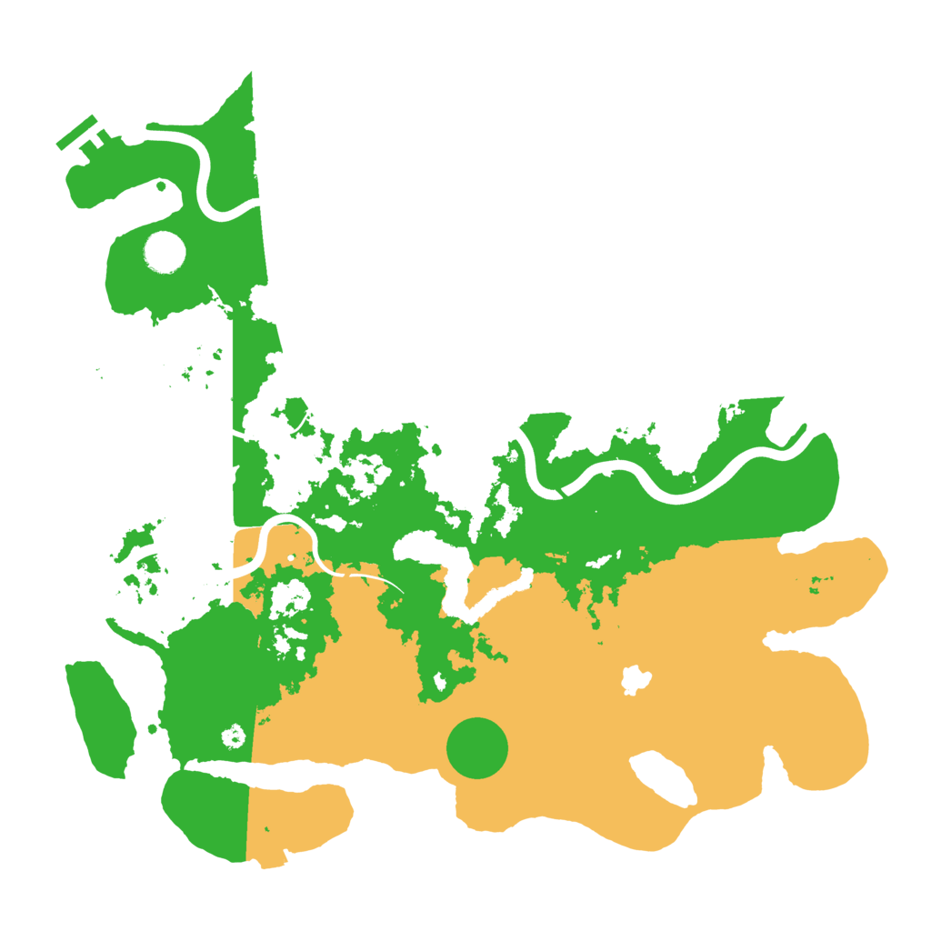 Biome Rust Map: Procedural Map, Size: 4000, Seed: 2469929