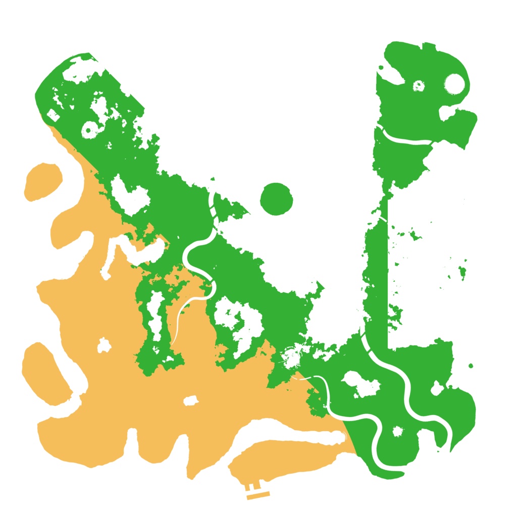 Biome Rust Map: Procedural Map, Size: 4500, Seed: 407082779