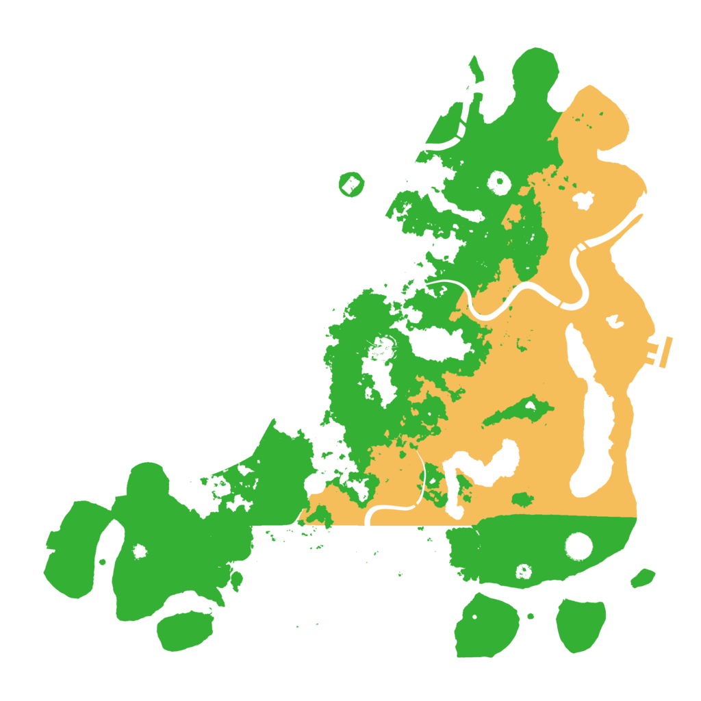 Biome Rust Map: Procedural Map, Size: 4500, Seed: 467133921