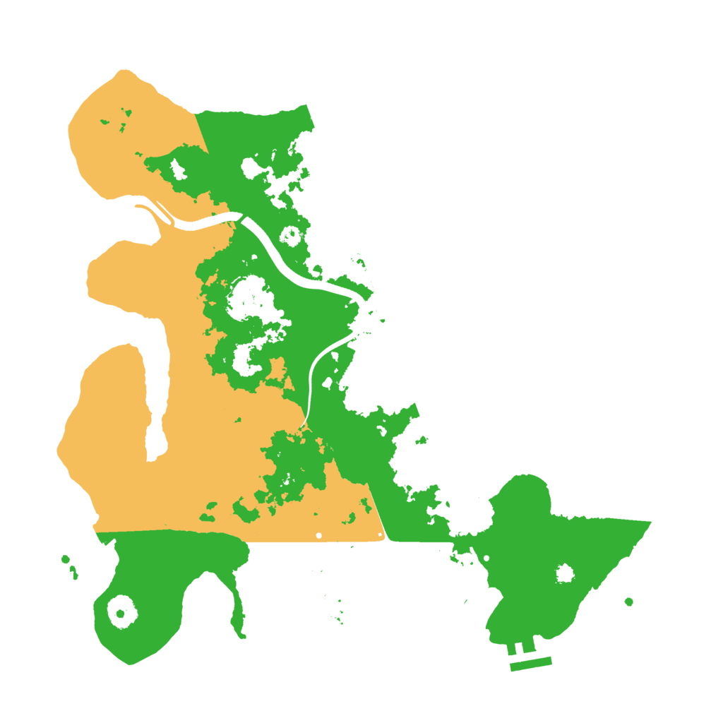 Biome Rust Map: Procedural Map, Size: 3500, Seed: 2602191
