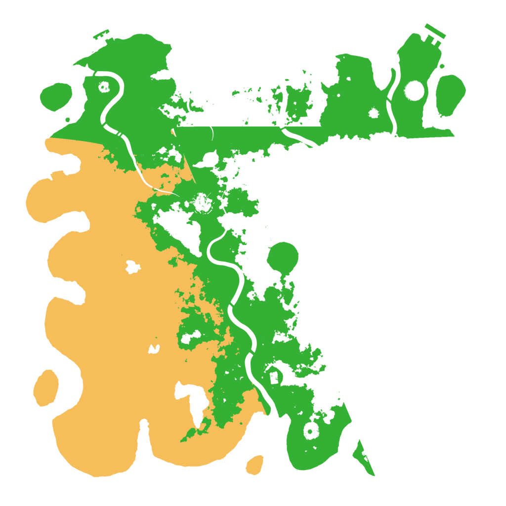 Biome Rust Map: Procedural Map, Size: 4500, Seed: 63452384