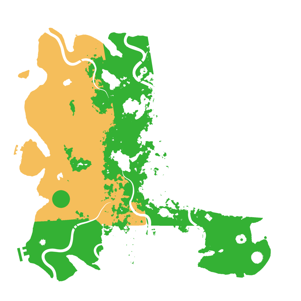 Biome Rust Map: Procedural Map, Size: 4500, Seed: 559095083