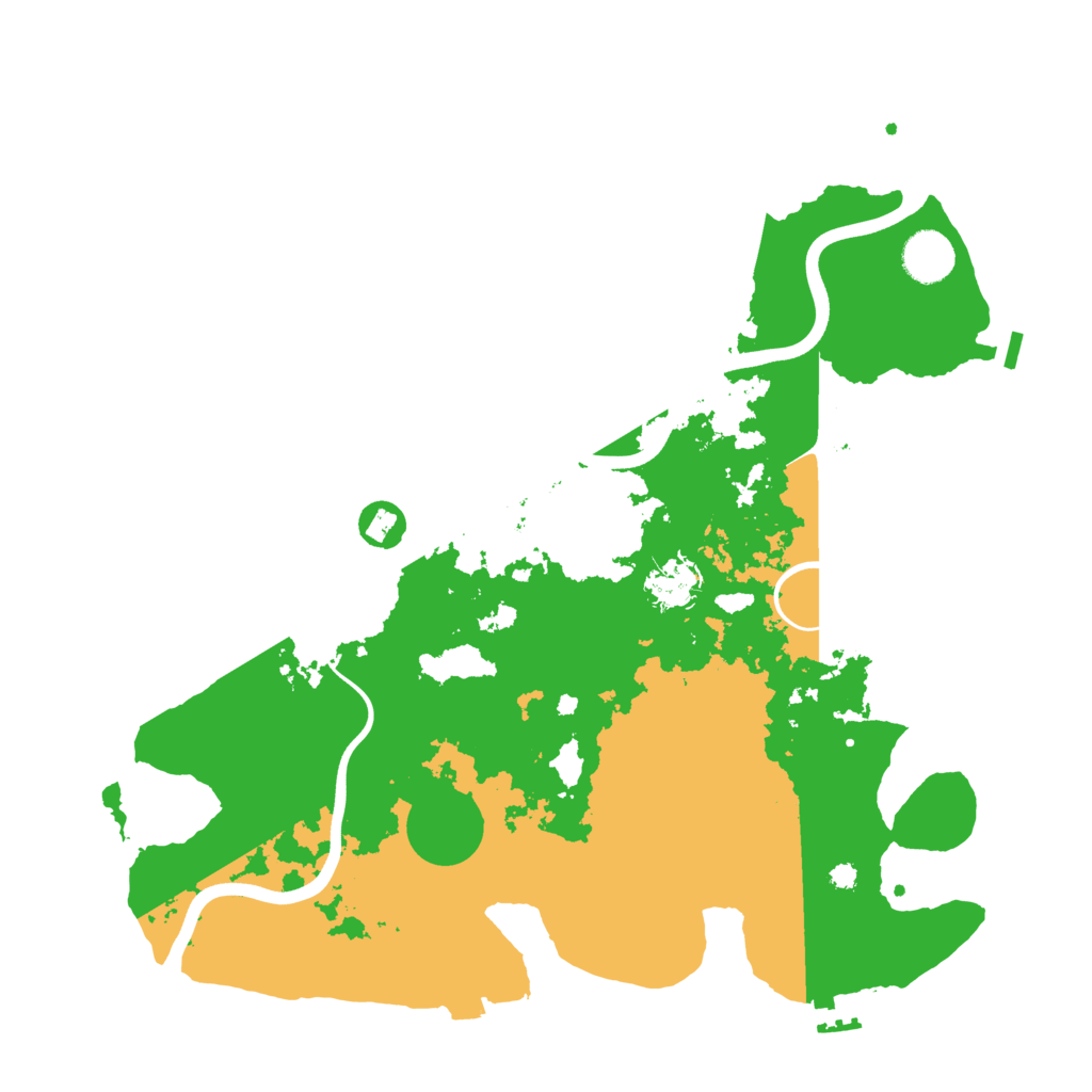 Biome Rust Map: Procedural Map, Size: 3750, Seed: 350601