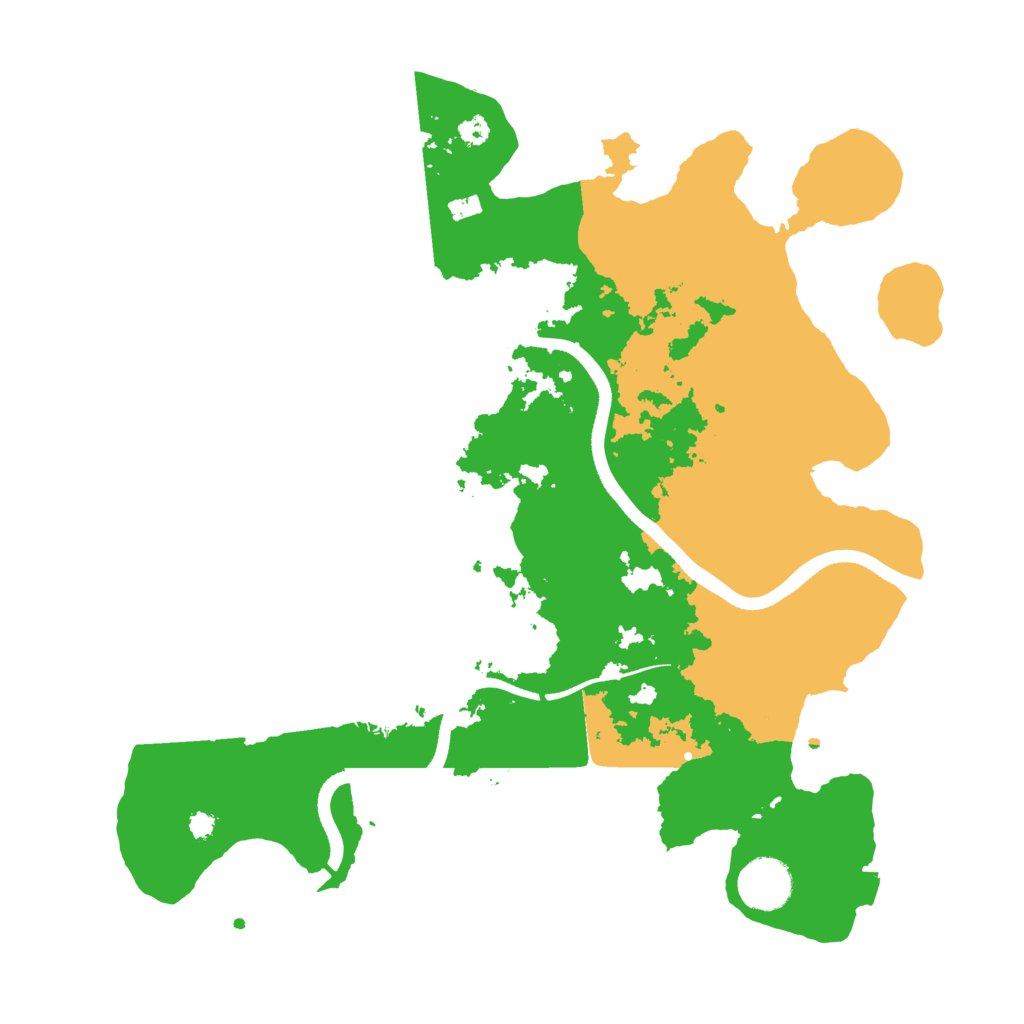 Biome Rust Map: Procedural Map, Size: 3544, Seed: 1967998116