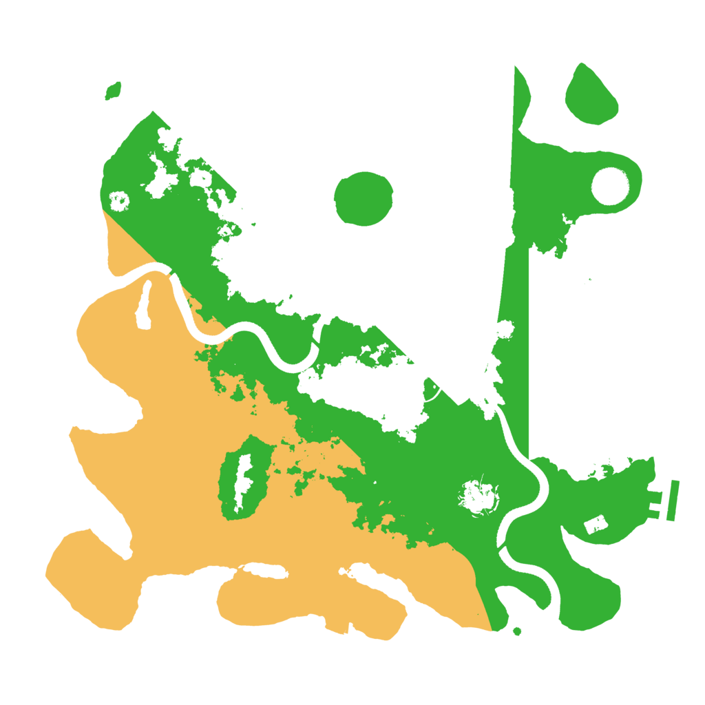 Biome Rust Map: Procedural Map, Size: 3500, Seed: 1776315489