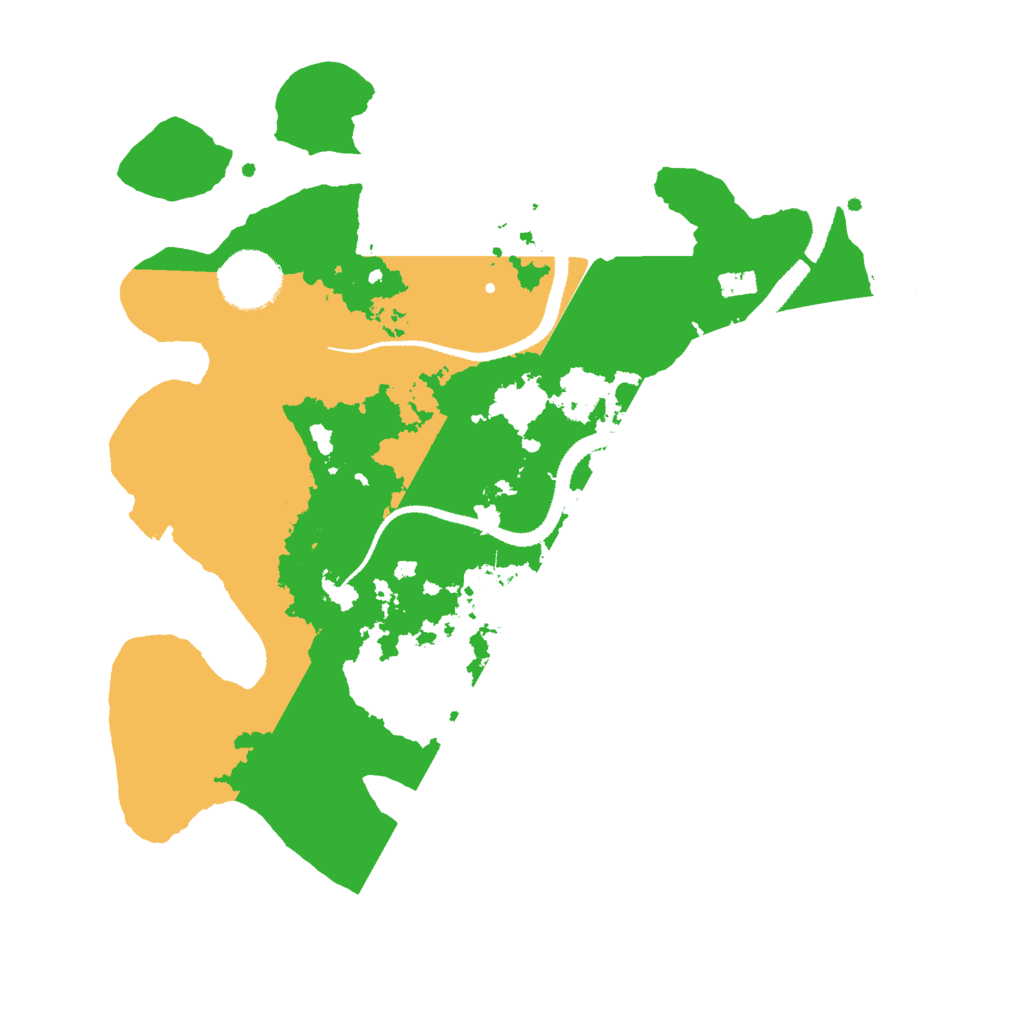 Biome Rust Map: Procedural Map, Size: 3000, Seed: 1519099196