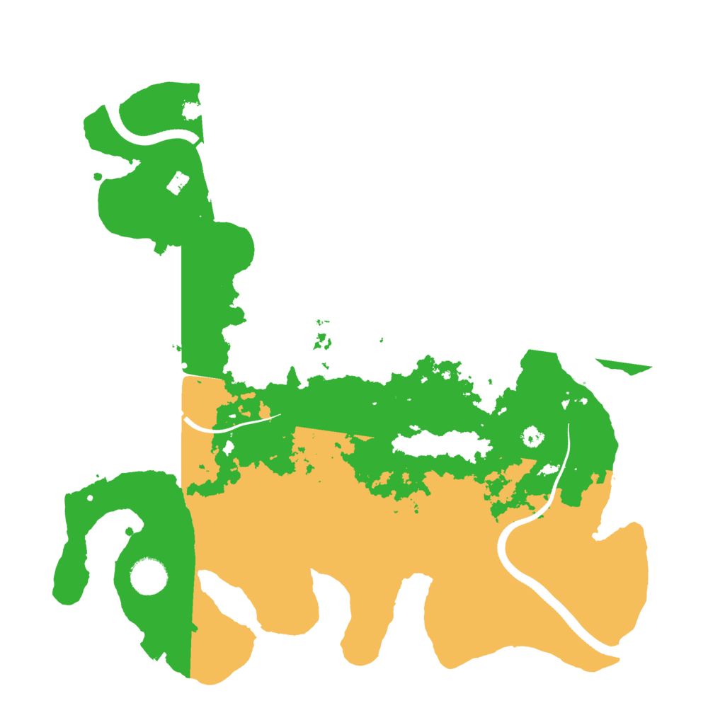 Biome Rust Map: Procedural Map, Size: 3500, Seed: 1346239100