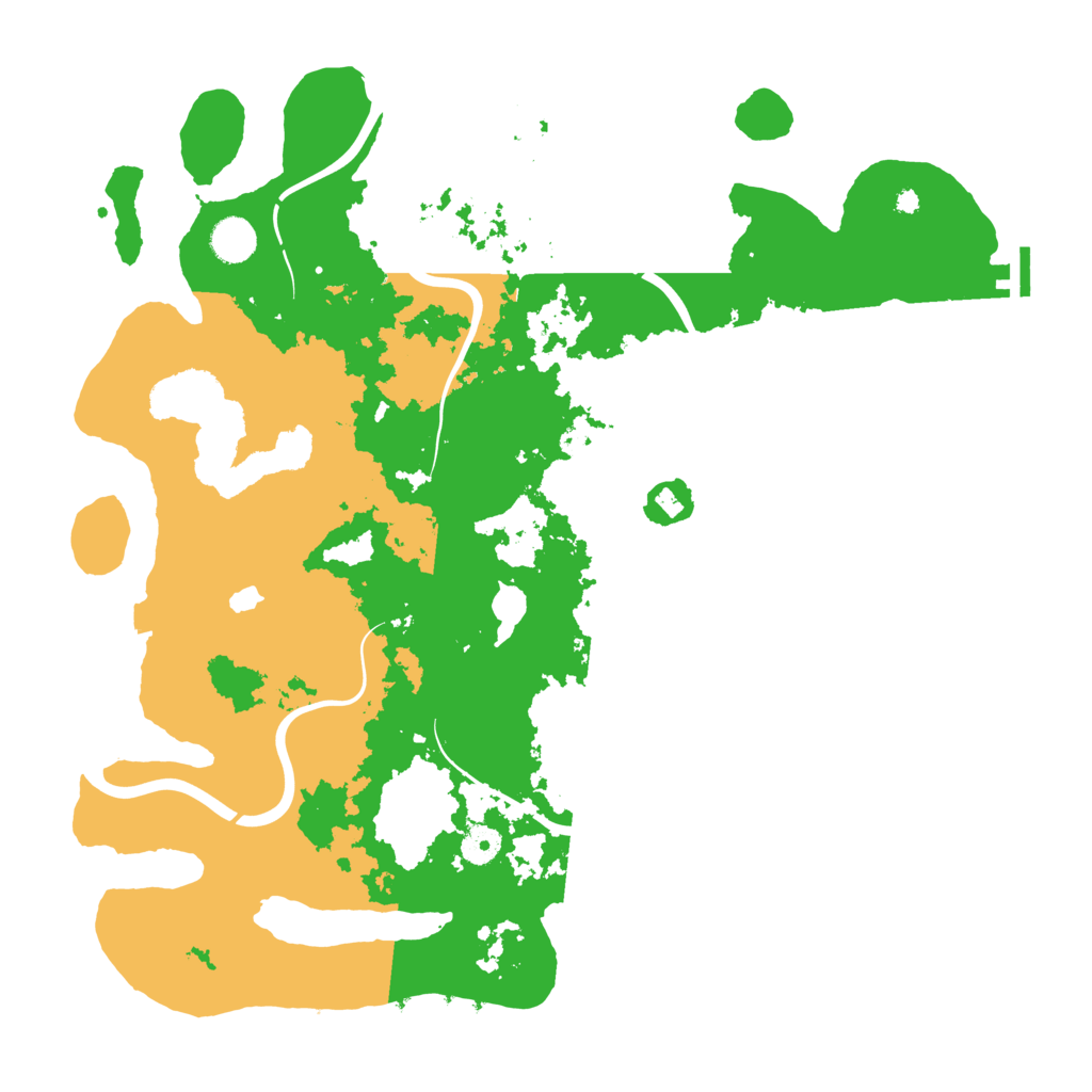 Biome Rust Map: Procedural Map, Size: 4200, Seed: 529734