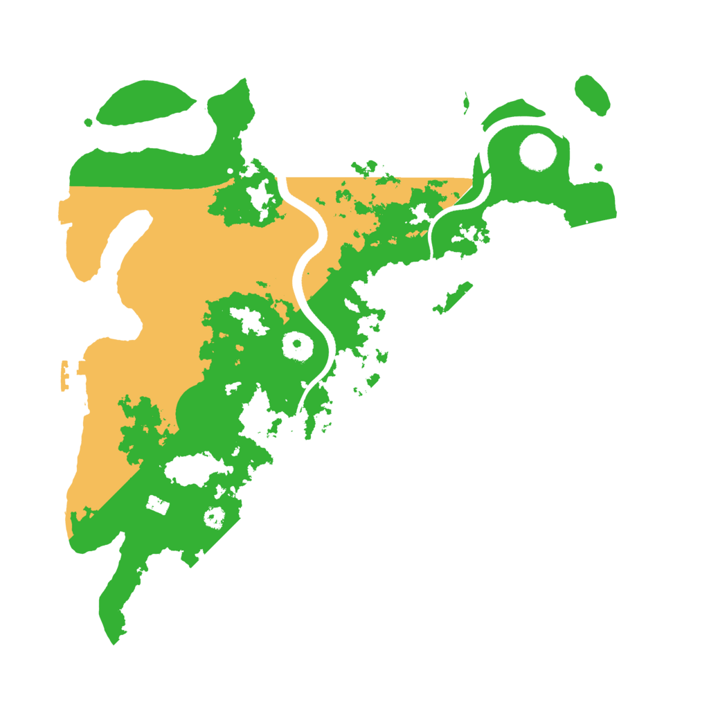 Biome Rust Map: Procedural Map, Size: 3500, Seed: 289857895
