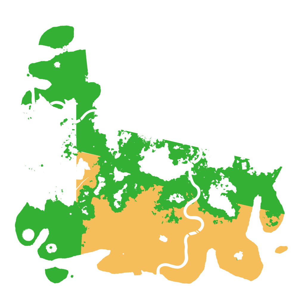 Biome Rust Map: Procedural Map, Size: 4500, Seed: 1572525708