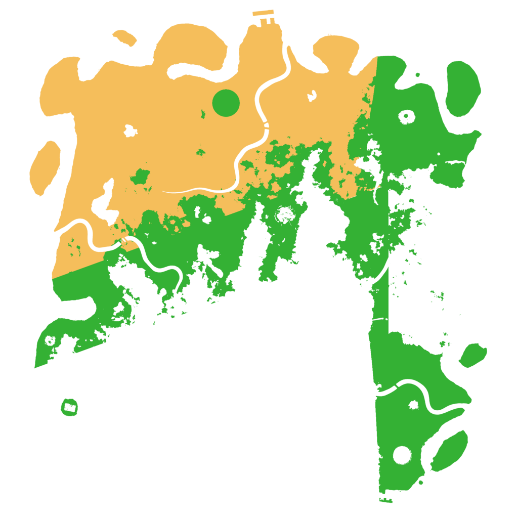 Biome Rust Map: Procedural Map, Size: 5000, Seed: 2192026