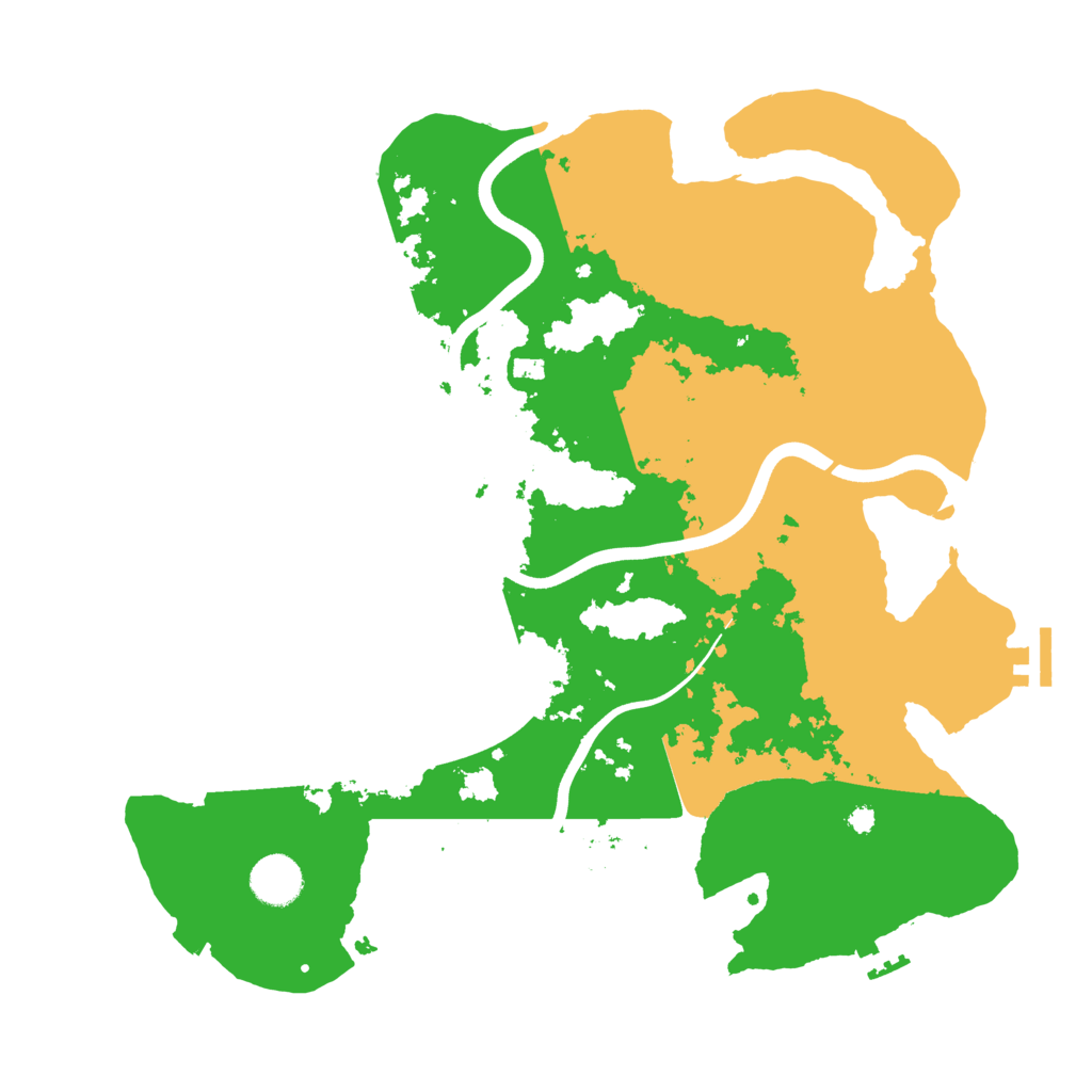 Biome Rust Map: Procedural Map, Size: 3750, Seed: 1857284515