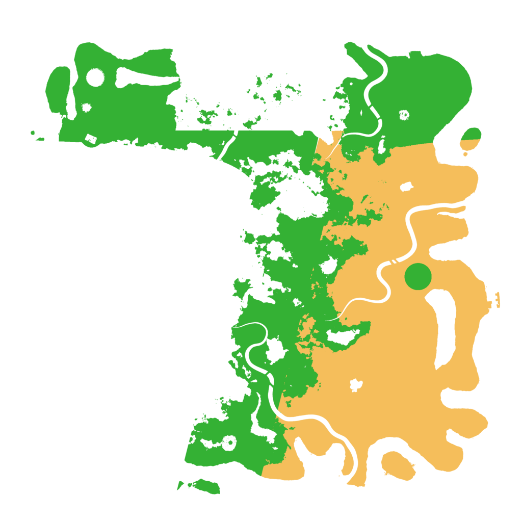 Biome Rust Map: Procedural Map, Size: 5100, Seed: 95123