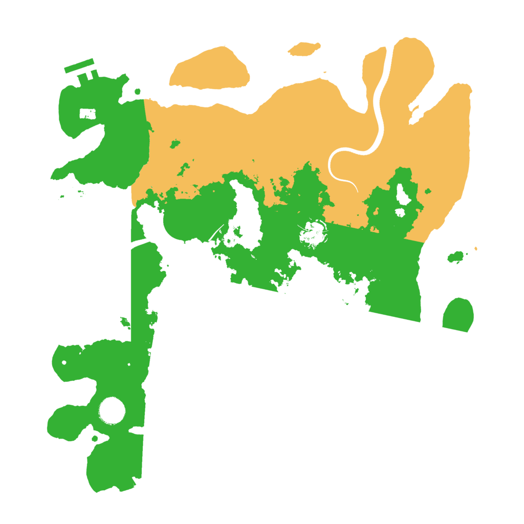 Biome Rust Map: Procedural Map, Size: 3500, Seed: 1458937874