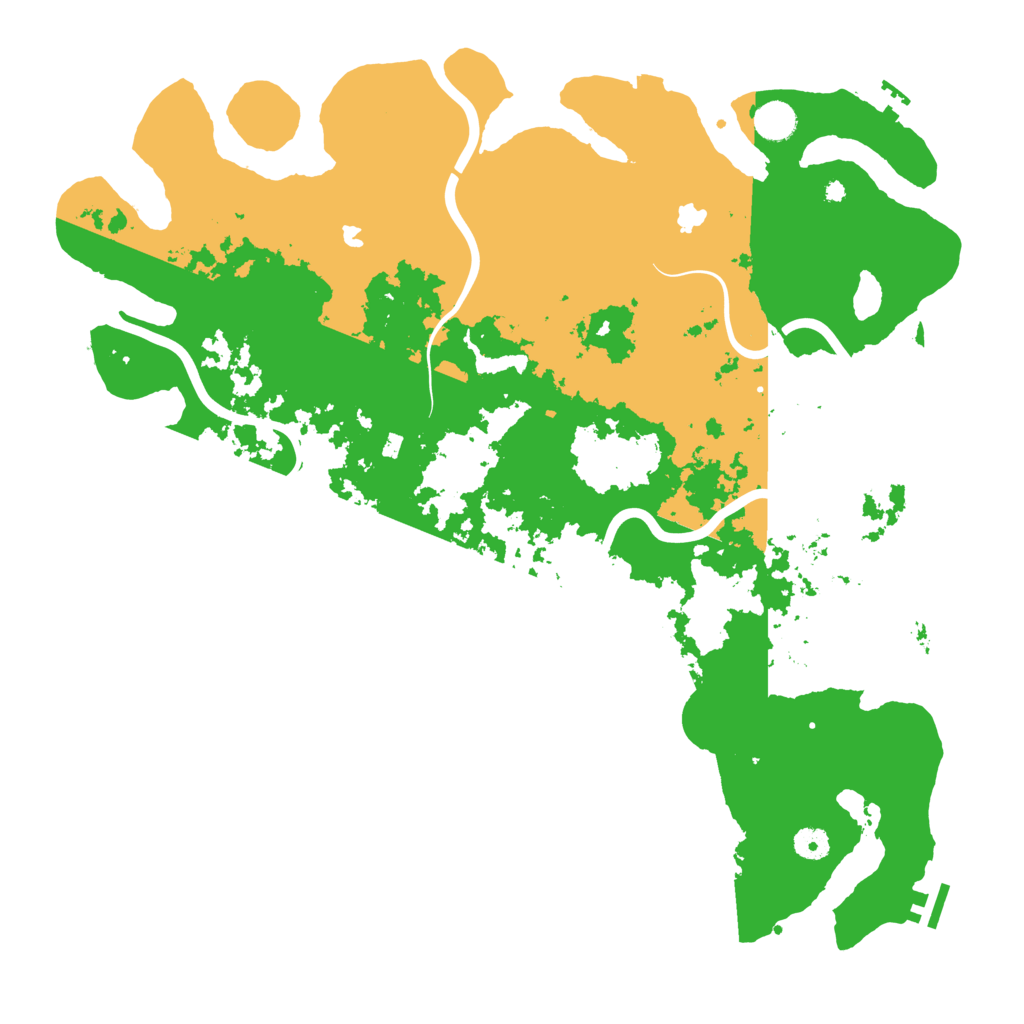 Biome Rust Map: Procedural Map, Size: 4500, Seed: 28645