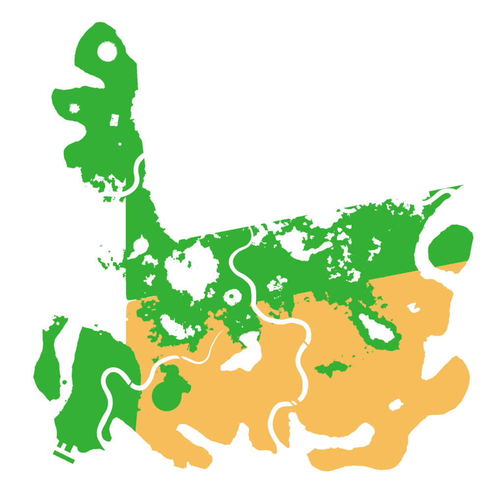 Biome Rust Map: Procedural Map, Size: 4500, Seed: 265