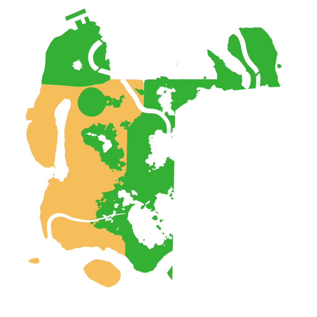 Biome Rust Map: Procedural Map, Size: 3000, Seed: 732768678