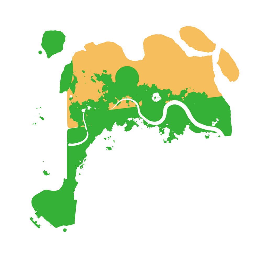 Biome Rust Map: Procedural Map, Size: 3000, Seed: 265912536