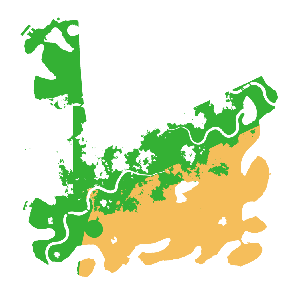 Biome Rust Map: Procedural Map, Size: 4500, Seed: 1019453