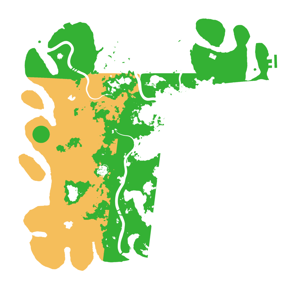 Biome Rust Map: Procedural Map, Size: 4500, Seed: 24791