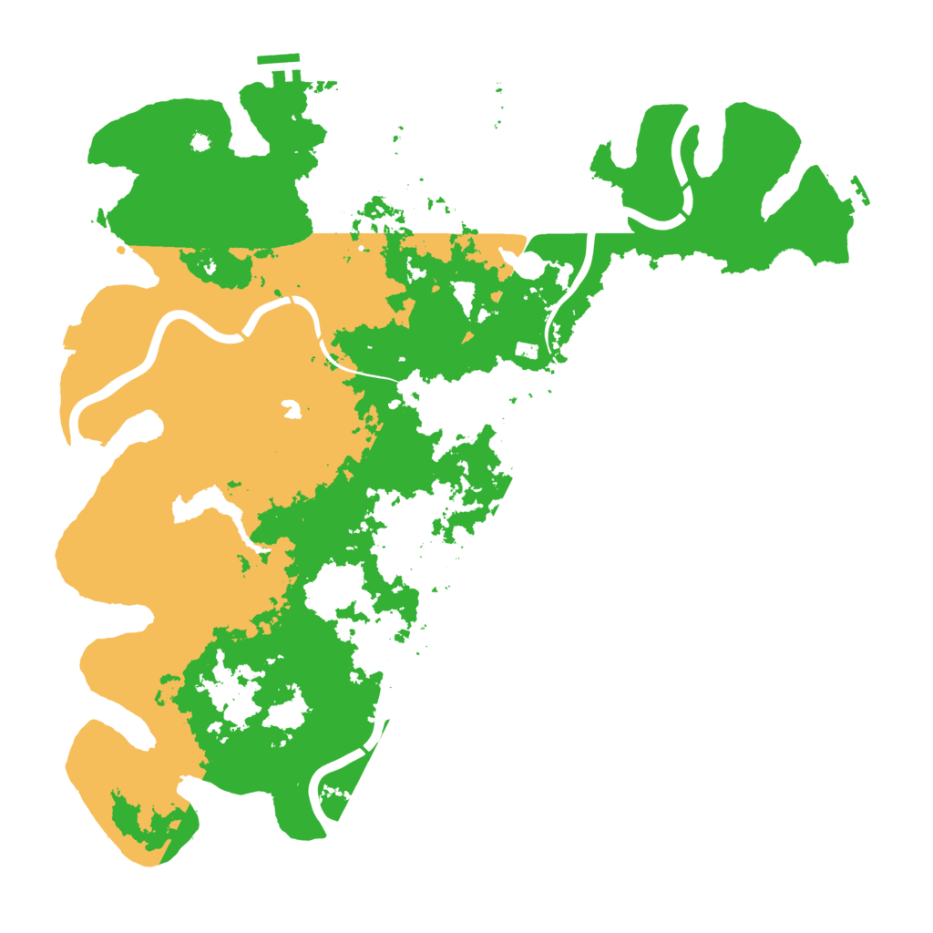 Biome Rust Map: Procedural Map, Size: 4450, Seed: 628201747