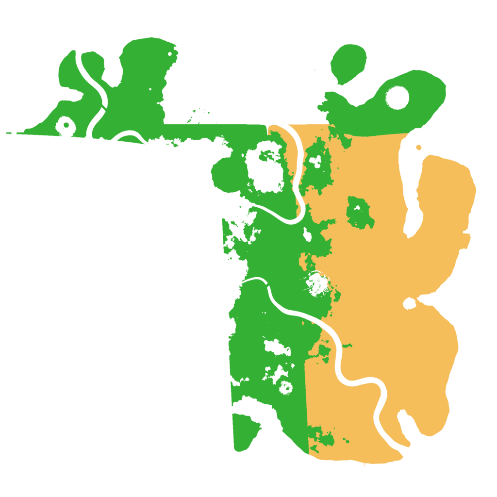Biome Rust Map: Procedural Map, Size: 3750, Seed: 1352910501