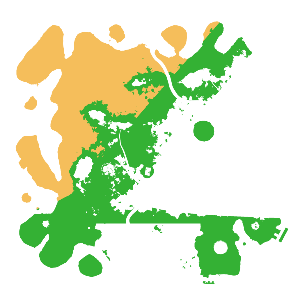 Biome Rust Map: Procedural Map, Size: 3900, Seed: 459263145