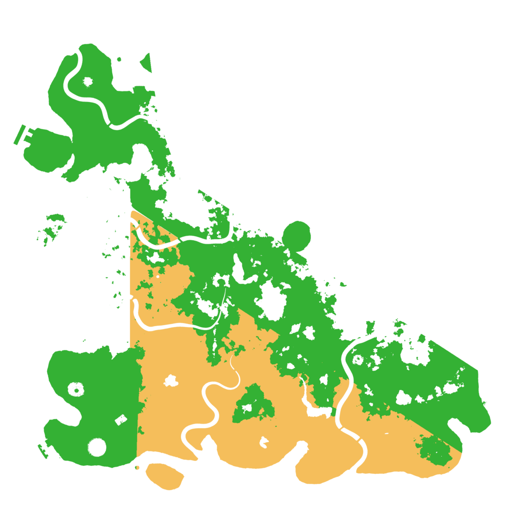 Biome Rust Map: Procedural Map, Size: 5000, Seed: 485641177