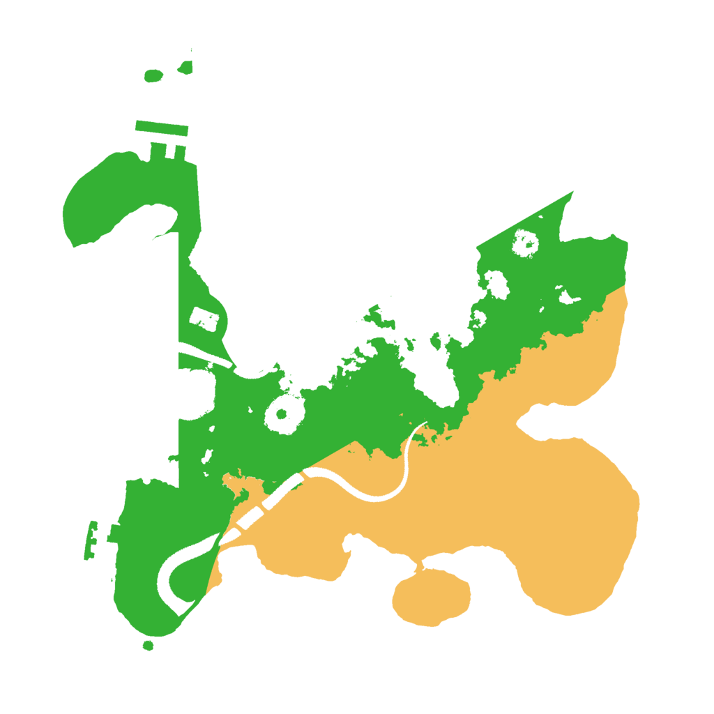 Biome Rust Map: Procedural Map, Size: 2750, Seed: 510415819