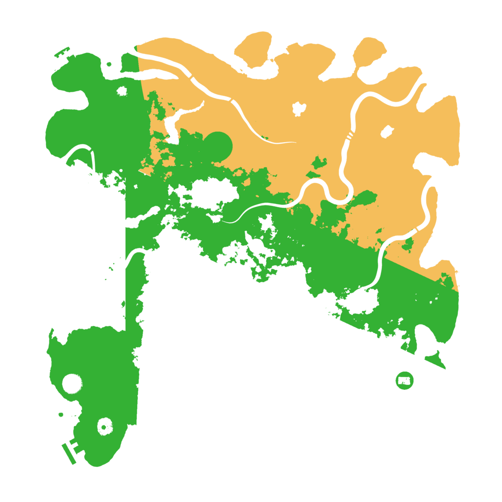 Biome Rust Map: Procedural Map, Size: 4500, Seed: 513771398