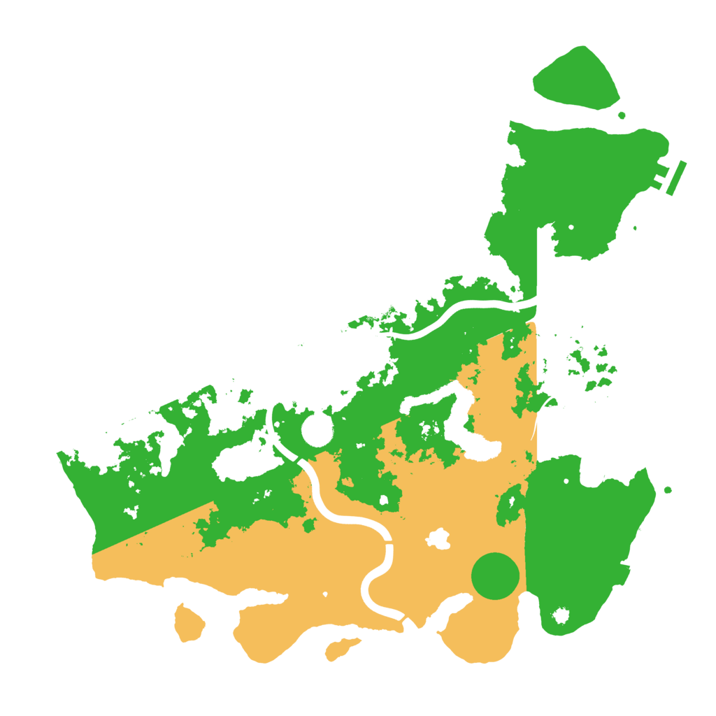 Biome Rust Map: Procedural Map, Size: 4000, Seed: 998186