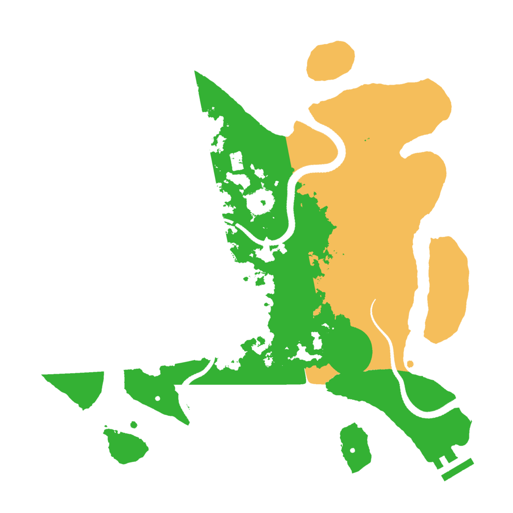 Biome Rust Map: Procedural Map, Size: 3000, Seed: 1673978537