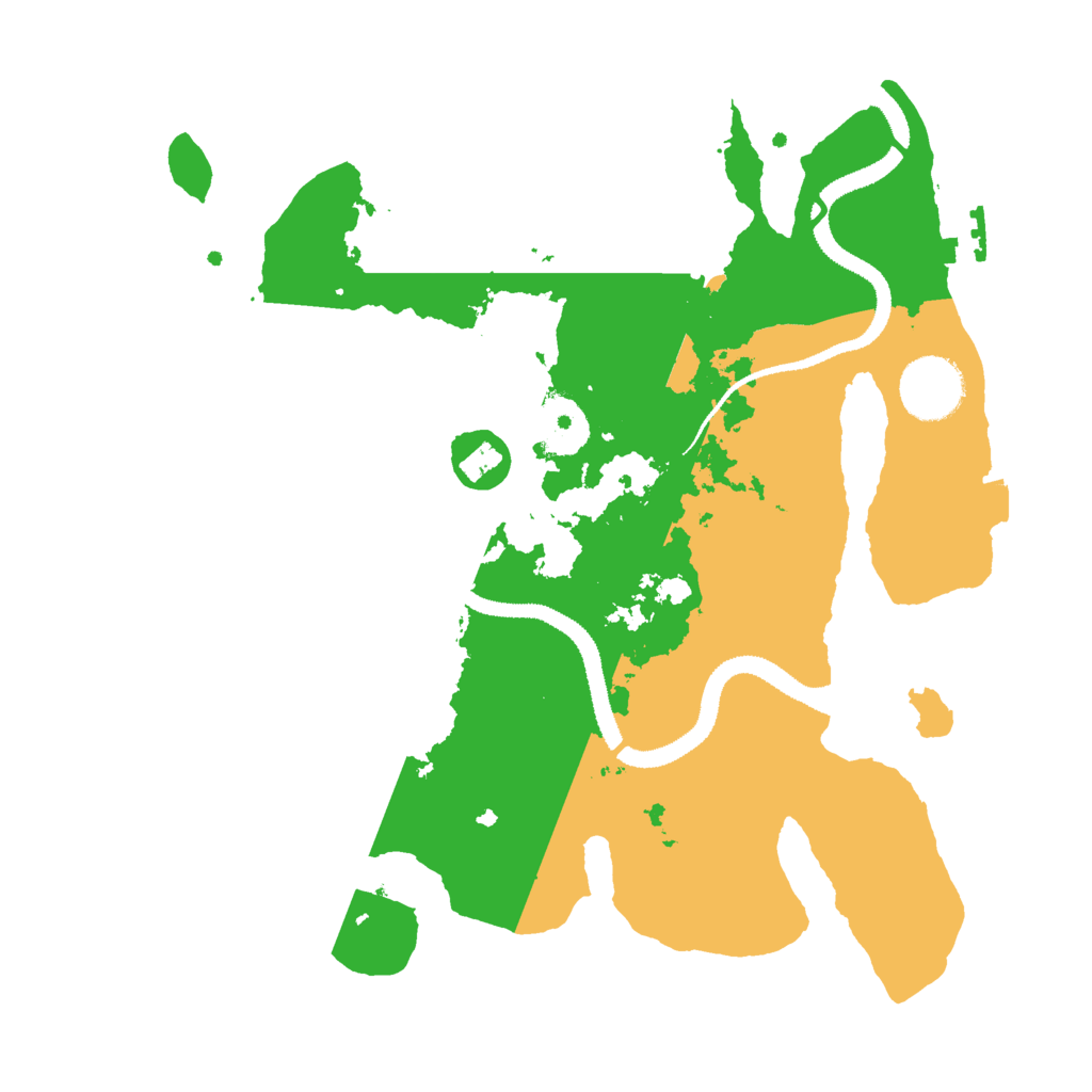 Biome Rust Map: Procedural Map, Size: 3000, Seed: 1428142477
