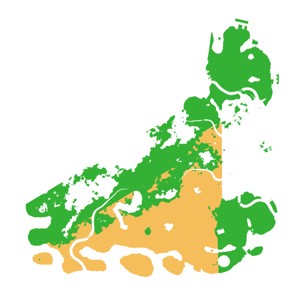 Biome Rust Map: Procedural Map, Size: 4500, Seed: 506552154
