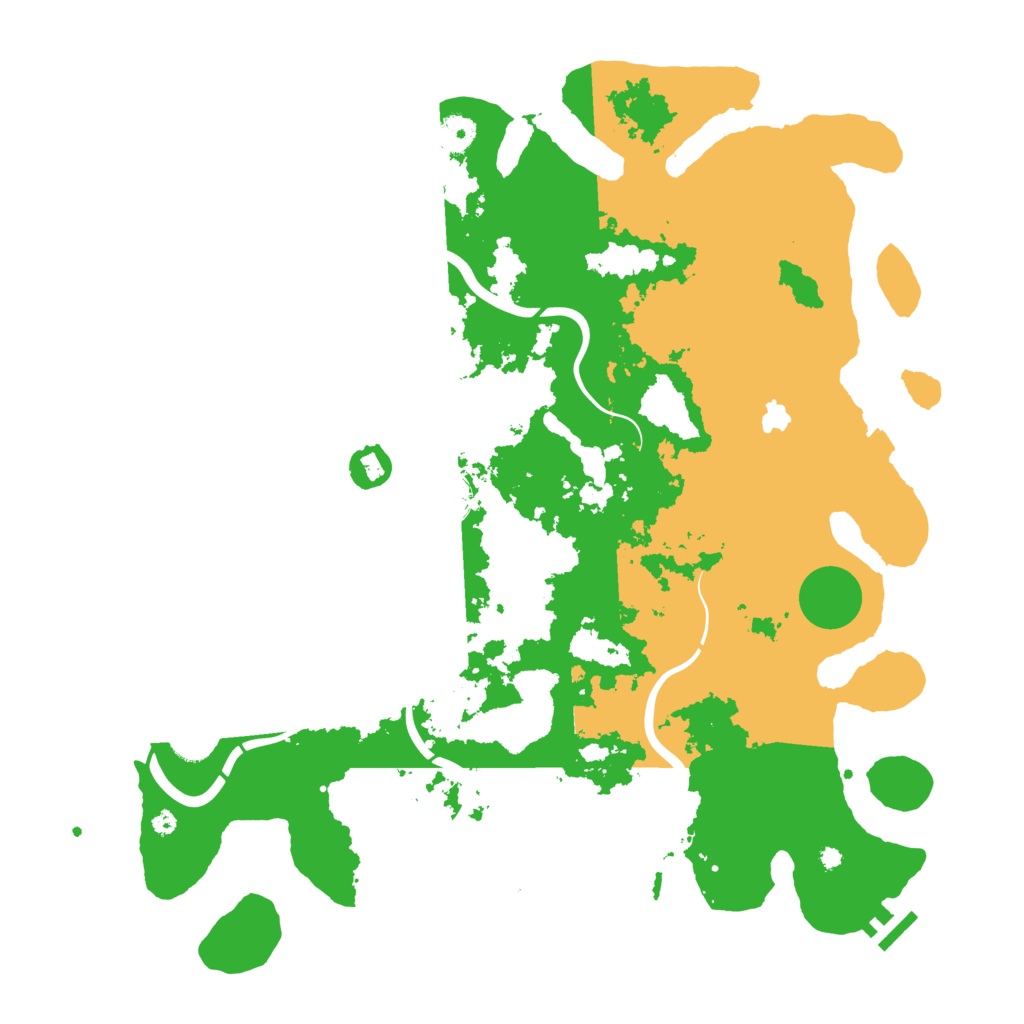 Biome Rust Map: Procedural Map, Size: 4300, Seed: 945219