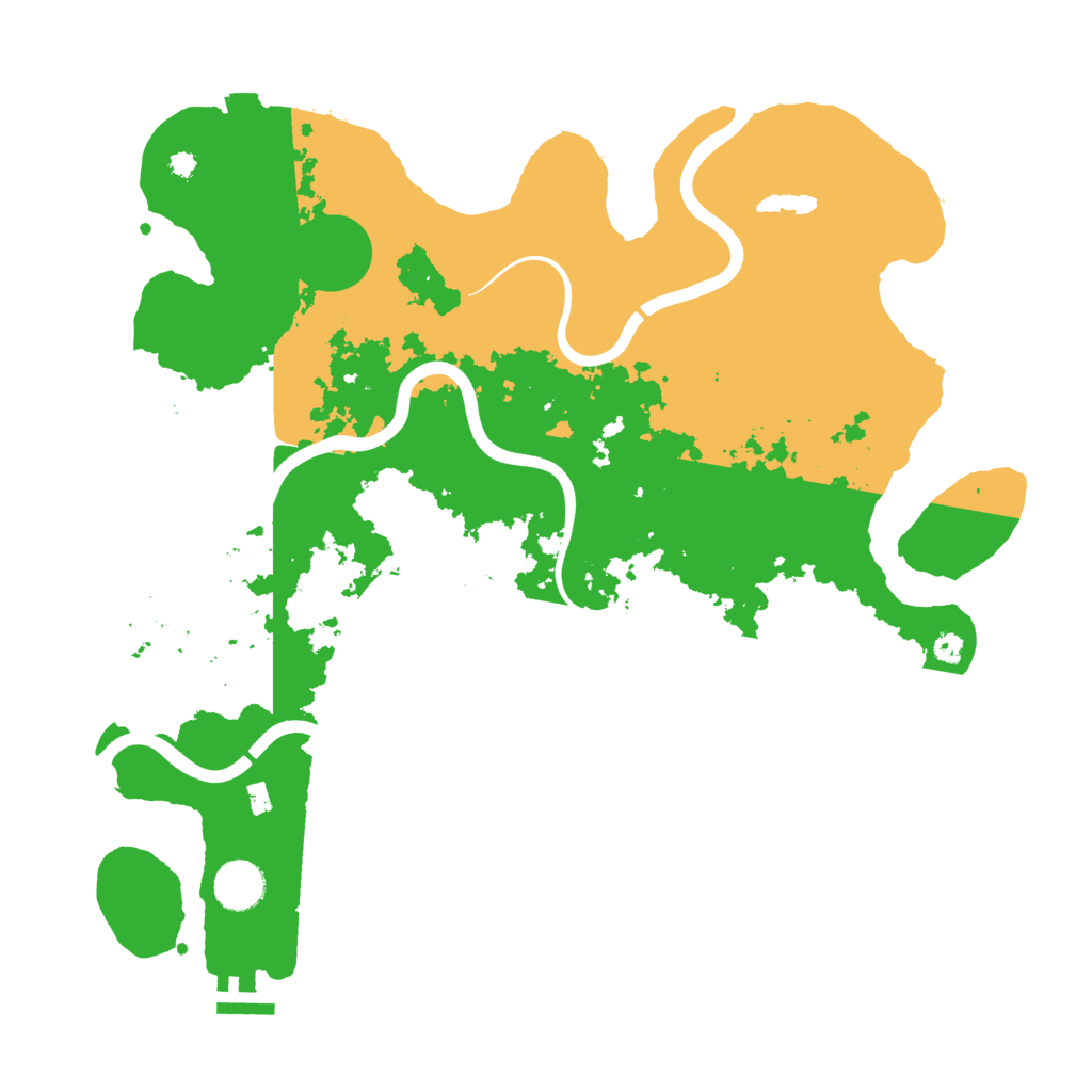 Biome Rust Map: Procedural Map, Size: 3800, Seed: 61896167