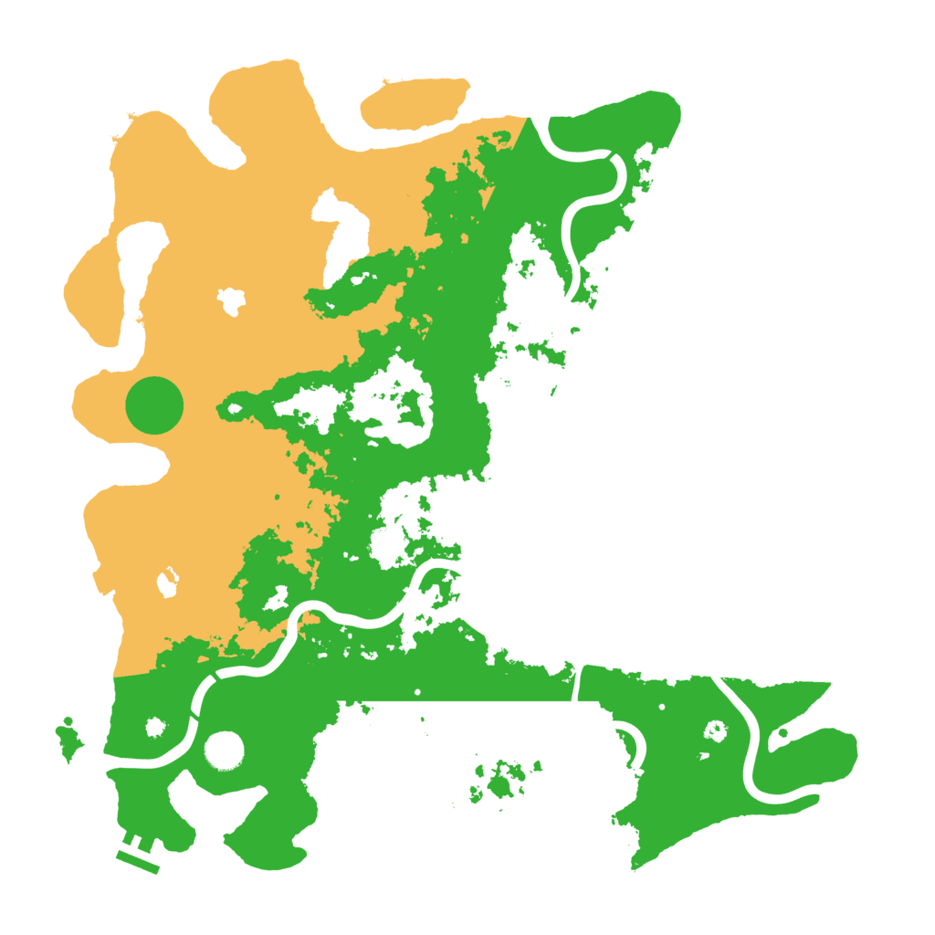 Biome Rust Map: Procedural Map, Size: 4250, Seed: 39889109