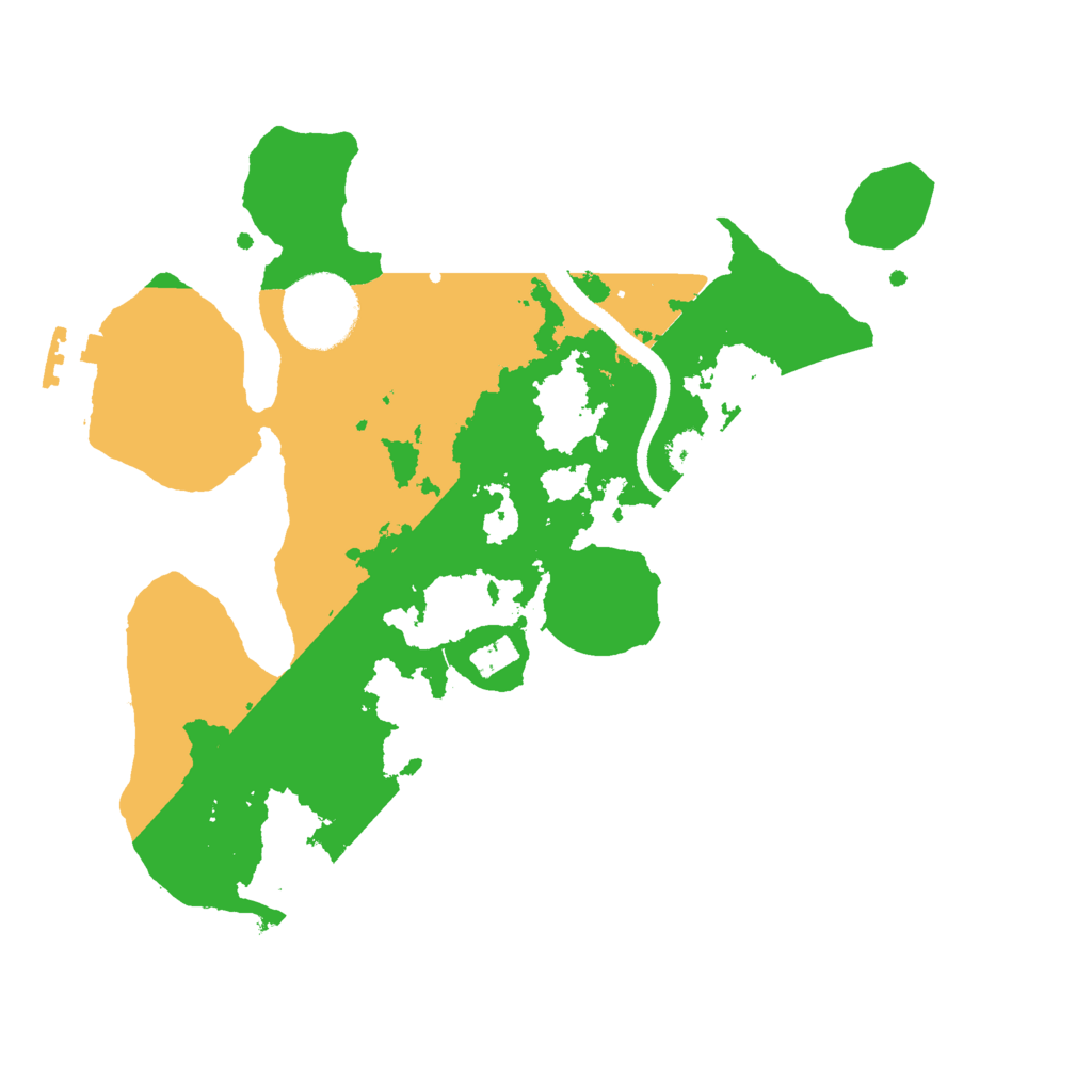 Biome Rust Map: Procedural Map, Size: 2650, Seed: 32829