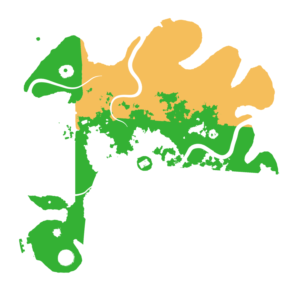 Biome Rust Map: Procedural Map, Size: 3250, Seed: 72628781