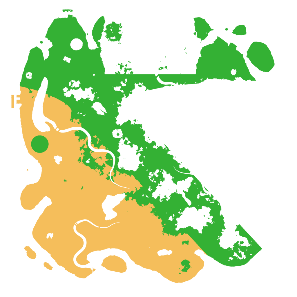 Biome Rust Map: Procedural Map, Size: 4500, Seed: 210481551